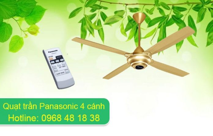 quạt trần panasonic 4 cánh